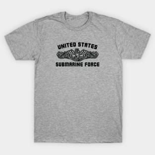 United States Submarine Force Blk T-Shirt